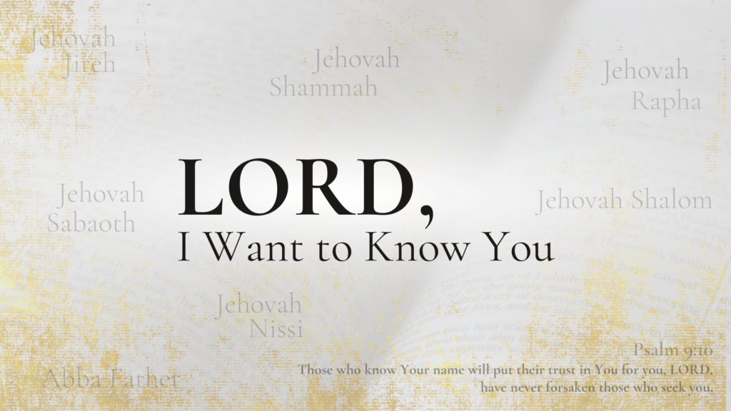 God our Healer – Jehovah Rapha